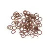 Llaveros con Anillas Abiertas Pintadas de Colores, Broches para Llaveros, Cadenas con Colas de Cuentas, Accesorios para Joyería DIY, Broches de Anilla de Acero Metálico, Venta al por Mayor