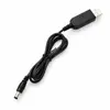 Cable elevador USB 5V a 9V Cable de conversión de energía DC5521 Cable de alimentación para router 5.5x2.1mm