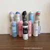 Bestseller transfronterizo, vaso Owala de aspecto elegante con pajilla, botella de agua deportiva portátil de acero inoxidable de gran capacidad con doble boquilla y asa