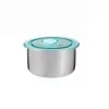 Contenedor de Acero Inoxidable para Alimentos Refrigerador Congelador a Prueba de Olores Caja de Control de Porciones Bocadillos Nueces con Tapa Hermética Sellable Anti-Deterioro