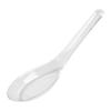 Colher descartável para viagem comercial colher de arroz espessada transparente embalada colher dura de qualidade alimentar atacado doméstico