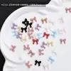 Acessórios para Nail Art de Laço Celebridade da Internet Resina Laços Coloridos Mistos Decorações de Unha Simples e Fofas Usáveis
