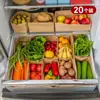 Saco de papel kraft espesso para embalagem de alimentos, saco para armazenamento de frutas e vegetais na geladeira, saco de papel à prova de óleo para embalagem de pão e lanches, à prova d'água