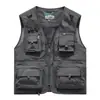 Chaleco multibolsillos para hombre, compra grupal, ropa de trabajo para actividades al aire libre en equipo transfronterizas, chaleco casual para pesca al aire libre, chaleco para trabajadores de saneamiento
