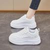 Zapatos de Mujer, Zapatos Blancos, Tenis Gruesos Versátiles para Estudiantes, Zapatos Deportivos Casuales de Moda Popular en Internet para Mujer, Nuevos Estilos Primavera y Otoño 2025