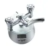 Grifo ajustable de doble interruptor válvula mezcladora de latón para baño tipo pared interruptor de doble control frío y caliente grifo de baño