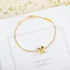 Collar de Trébol Full Diamond con Pétalos Chapado en Oro Rosa de 18K Fanjia Pendientes de Trébol de un Solo Diamante para Mujer Colgante de Flor para Mujer
