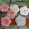 Retro 25mm Flor de Cinco Pétalos Concha Rosa Flor Concha Natural Teñido DIY Horquilla Estilo Antiguo Accesorios de Joyería