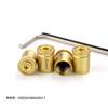 Tapa de válvula de neumático Volkswagen aplicable transfronteriza Cubierta de núcleo de válvula de acero inoxidable metálico antirrobo Mercedes-Benz Audi