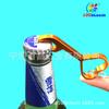 Abridor de botellas de aleación de aluminio, venta al por mayor, de fábrica de hardware, con forma de corazón, destornillador para botellas de cerveza, llavero promocional para regalo de boda.