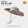 Chapéu de Cowboy Ocidental com Aba Larga, Para Cabeça Grande no Verão, Estilo para Caminhada ao Ar Livre, Acampamento e Chapéu de Pesca, Chapéu de Pescador Leve e Respirável