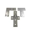 Placas de conexión de acero al carbono serie 20, placas transversales en forma de L y en T estilo Yiheda, conectores de borde exterior para perfiles de aluminio
