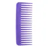 Amazon peine transfronterizo color cabello liso rizado peine de dientes anchos nuevo peine herramienta de peluquería sin mango peine de masaje de dientes anchos