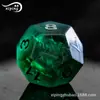 Dungeons & Dragons Dado Conjunto de 7 Peças Colorido Revestimento Explosão Fosco Pinheiro & Cipreste Verde Cristal DND RPG Dado