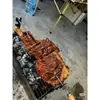 Estufa de Parrilla para Pierna de Cordero Asada, Parrilla de Carbón Doméstica para Interiores, Parrilla para Brochetas de Pollo, Cerdo Lechón Asado y Costillar de Cordero, Acero Inoxidable para Exteriores