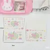 Cartões de mensagem criativos para destacar, designs fofos de desenhos animados, cartões DIY para raspar, perfeitos para atividades escolares e notas escritas à mão