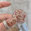 Explosiones de网红 material original para arte de uñas estilo retro Nanyang otoño roca lentejuelas mixtas brillo sudeste asiático tierra secreta
