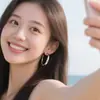 Pendientes de aro grandes lisos con acabado mate cepillado hechos a mano para mujer, sensación de alta gama, nuevo estilo popular 2026, pendientes elegantes y versátiles para mujer