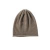 100% Cachemira Otoño e Invierno 2026 Nuevo Sombrero para Mujer Casual Color Puro Borde Enrollado Cortavientos Cálido Tejido con Protección para las Orejas