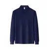 Camisa polo de manga larga para trabajo, impresión de logotipo personalizado para hombres y mujeres, uniforme de trabajo con cuello, ropa de trabajo para equipo corporativo, camisa publicitaria con bordado