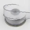 Fita de Renda de Seda Brilhante com Borda de 2,5cm, Fita Ondulada, Fita de Chiffon, Acessórios para Presente DIY, Fita Floral
