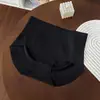 8206 # 7A Ropa interior antibacteriana de larga duración sin marcas para mujer, de una pieza, sin que se pegue, calzones de base líquida de talle alto