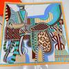 70 Lenço de seda lenço quadrado High-end estilo coreano moda All-match Professional Silk Small Scarf Retro Impresso Lenço de seda para mulheres