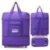 Maleta de Equipaje Universal Plegable con Ruedas Expansible 158 Maleta de Facturación para Aerolínea Capacidad Extra Grande Bolsa para Estudiar en el Extranjero Mudanzas Viajes