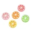 Accesorios de Resina DIY de Dibujos Animados, Pinzas para el Cabello de Rodaja de Naranja Multicolor, Dijes para Fundas de Teléfono, Hebillas de Zapatos, Colgantes para Llaveros, Artículos Decorativos