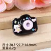 Lindos Accesorios de Cámara de Gato 3D Amuletos para Teléfono DIY Resina de Pegamento Crema Accesorios Decorativos Pequeños