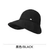 Sombrero Ligero Transpirable para Exteriores con Protección Solar y Ala Ancha para Cubrir el Cuello, Anti-UV, Plegable, Sombrero de Pescador para Adelgazar la Cara