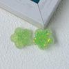 Pendientes de resina con diseño de lentejuelas de diamantes de colores, bonitos, de Corea del Sur, con parches de flores grandes y pequeñas, accesorios para el cabello, fundas para teléfono, venta al por mayor