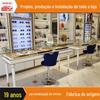 Loja de Óculos Personalizada de Fábrica Vitrine Balcão de Relógios Armário de Joias Vitrine de Vidro Prateleira Nakajima Expositores