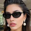 Gafas de Sol Retro Ojo de Gato para Mujer, Gafas Populares de Nuevo Estilo de Alta Gama para Hombre, Gafas de Sol de Moda Estilo Calle
