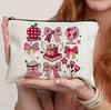 Bolsa cosmética con estampado en inglés para el Día del Maestro Transfronterizo, para guardar a mano, perezosa, portátil, bolsa de viaje, neceser