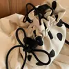 Bolso de Lunares para Mujer, Nuevo Bolso de Hombro y Axila de Moda Trendy para Verano 2026, Bolso Cruzado Tipo Cubo Versátil y Exquisito