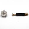 Conector de Móveis com Roda Excêntrica Três em Um, Fixador de Ferro Forjado, Peça de Ligação para Desmontagem e Montagem, Guarda-Roupa Específico para Armário