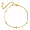 Pulsera de Acero de Titanio con Trébol de Cuatro Hojas de la Suerte Transfronteriza, Gama Alta, Lujo Ligero, No se Desvanece, Popular Pulsera de Joyería de Acero Inoxidable para Mujer