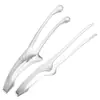 Clip para barbacoa coreana de acero inoxidable 304, clip para barbacoa de cabeza redonda engrosada, pinzas para pan puntiagudas, pinzas para comida de restaurante