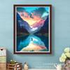 Amazon Hot Selling 5D Diamond Painting Full Diamond Landscape Diy Sticking Diamond Cross Stitch Decorativo Pintura Suspensa Pintura Mosaico