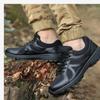 Primavera y Otoño Nuevo tenis Zapatos para Correr Negros para Hombre Malla Fitness Físico Zapatos de Goma para Hombre Seguridad Trabajo Bomberos Zapatos de Entrenamiento para Mujer