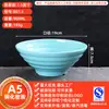 Bol de Melamina A5 para Fideos Estilo Nórdico Bicolor Vajilla para Uso en Restaurante, Adecuado para Sopa de Fideos Caracol, Hot Pot Picante, Restaurante de Fideos Comercial, Bol de Plástico para Ramen de Res