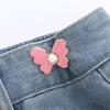 Hebilla de cintura de mariposa hebilla desmontable sin clavos botón de cintura sin costuras jeans cintura gran cambio pequeño artefacto adelgazante de cintura
