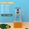 Garrafa de água fria de plástico grosso para atacado resistente a altas temperaturas 5L de grande capacidade balde para manter a água fria chaleira de chá resistente ao calor suco