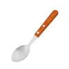 Cuchillo y Tenedor de Acero Inoxidable Cubiertos Occidentales Cuchillo y Tenedor para Bistec Juego de Cucharas para Sopa con Mango de Madera Juego de Cinco Piezas Producto de Venta Caliente Transfronterizo