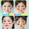 Juegos Deportivos Tatuajes Faciales Pegatinas Animación de Competición Decoración Facial Arcoíris Niños de Preescolar Pegatinas Faciales Impermeables Color