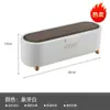 Caja para palillos de uso doméstico, alto valor estético, caja de almacenamiento multifuncional para cubiertos, estilo de lujo ligero, con drenaje de agua, caja de almacenamiento portátil para palillos