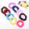 E145 Encaje Encaje Gasa Diadema Flor de Cabeza Cuerda Trenzada Diadema Accesorios para el Cabello de Niños Cuerda para el Cabello de Princesa Bb
