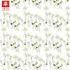 Tecido 100% algodão 40S estampado com pequenas estampas florais, adequado para vestidos femininos e infantis, camisas e artesanato DIY, disponível em estoque