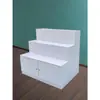 Suporte de exibição de flores Mesa de exibição de produtos para transmissão ao vivo Estante de sapatos Estante de exposição em camadas Estante de presentes Balcão de ilha de exposição
